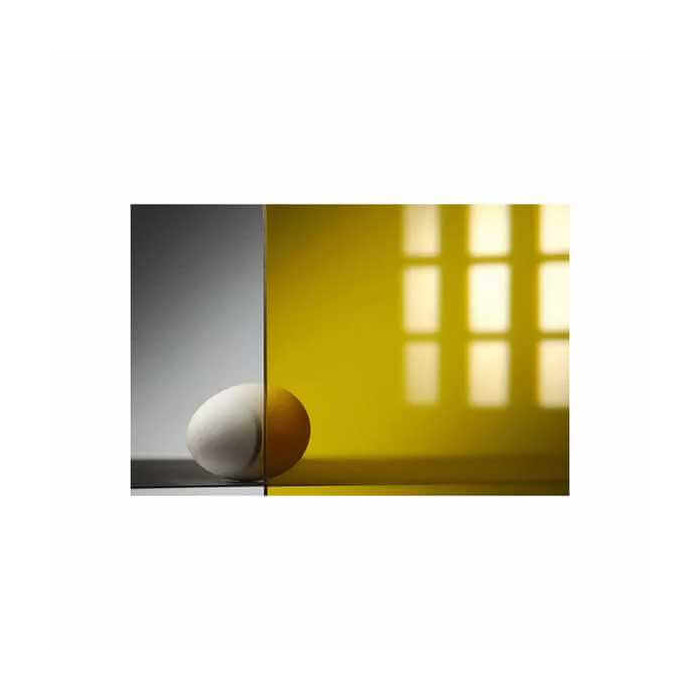 Монолитный поликарбонат 5 мм КИВИ желтый 2050х3050 мм