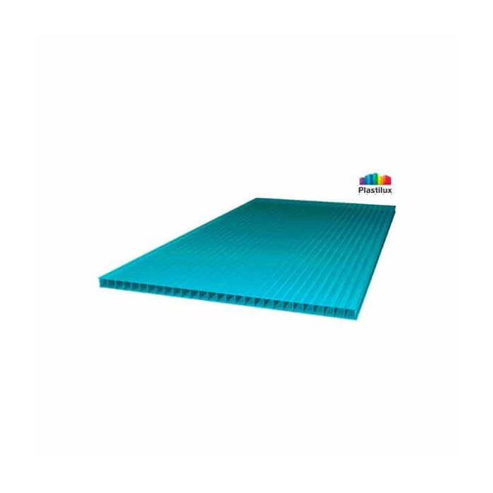 Сотовый поликарбонат 16 мм ULTRAMARIN бирюза 2100х12000 мм